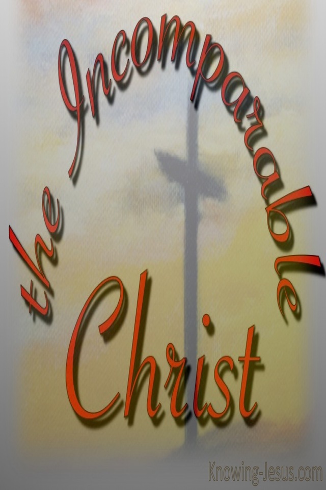 The Incomparable Christ (devotional) (gray)